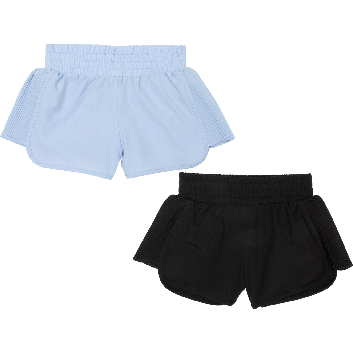 Yogalicious Little Girls Lightstreme Dahliana Shorts - 2-Pack, Built-In Brief