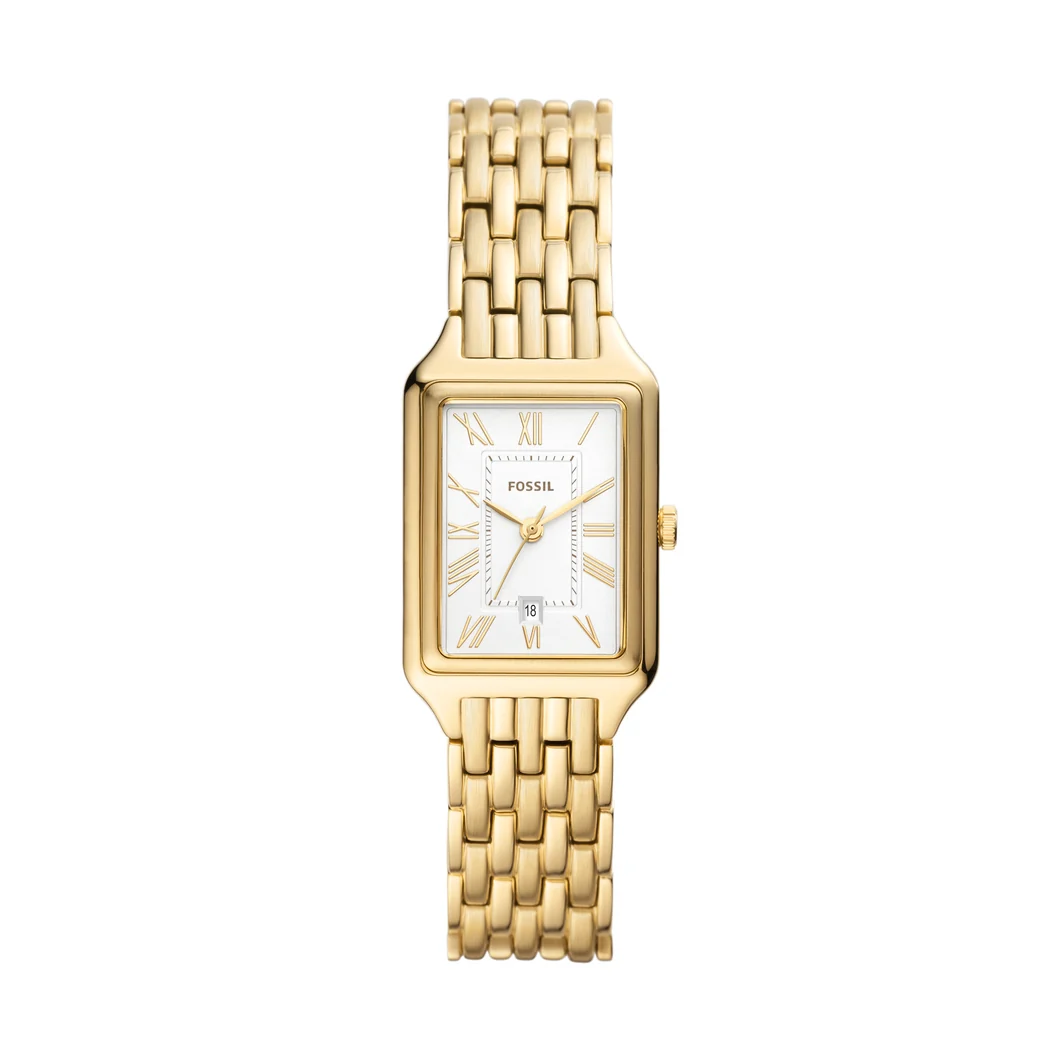 Raquel 23mm Three-Hand Date Gold-Tone Stainless Steel Watch