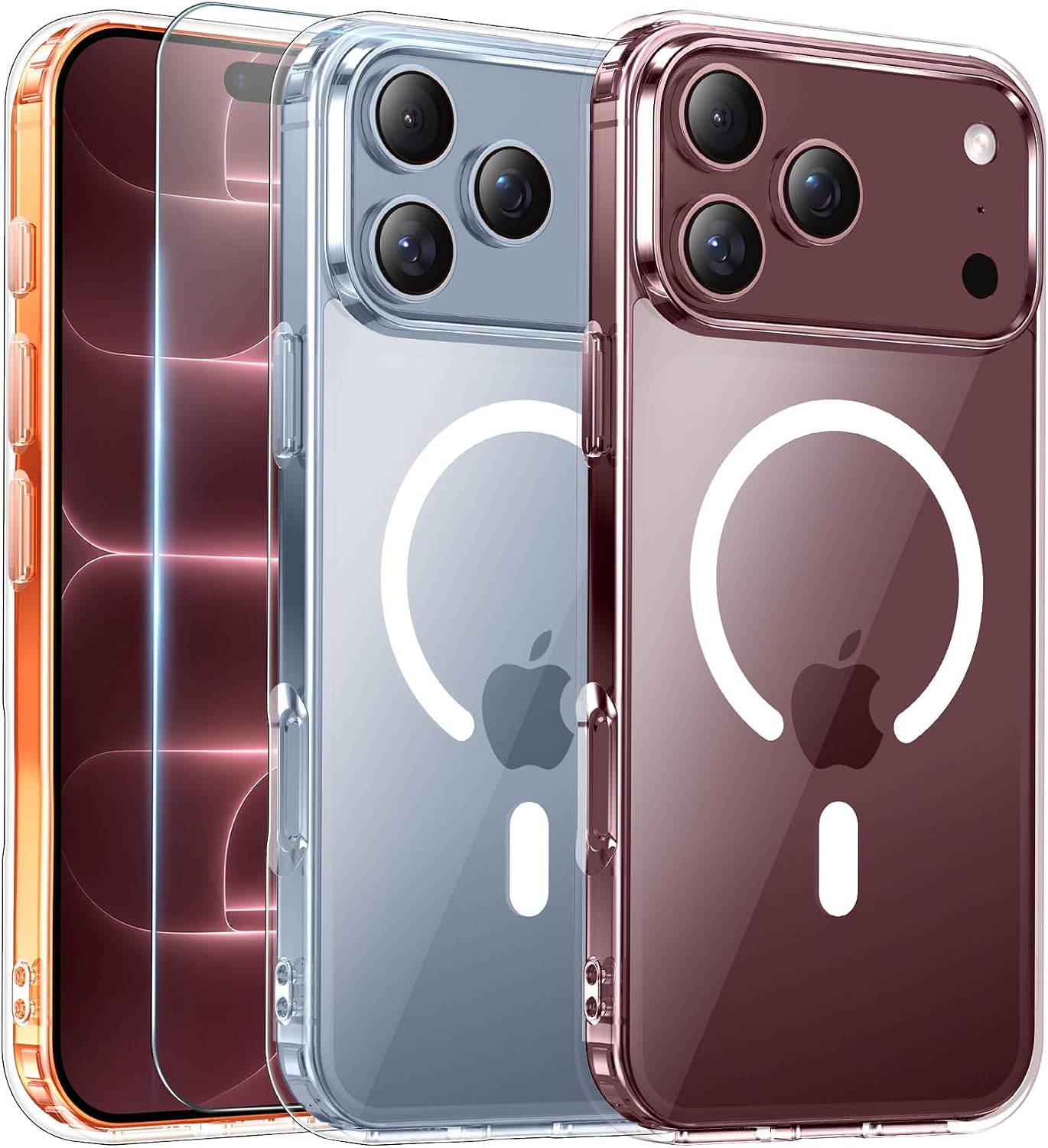 Temdan for iPhone 18 Pro Max Case/iPhone 17 Pro Max Case, Clear