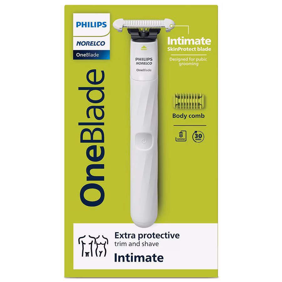 Philips Norelco OneBlade Intimate Pubic Groomer, 1.0 ea