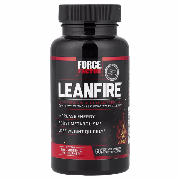 Force Factor, LeanFire®, 60 Vegetable Capsules
