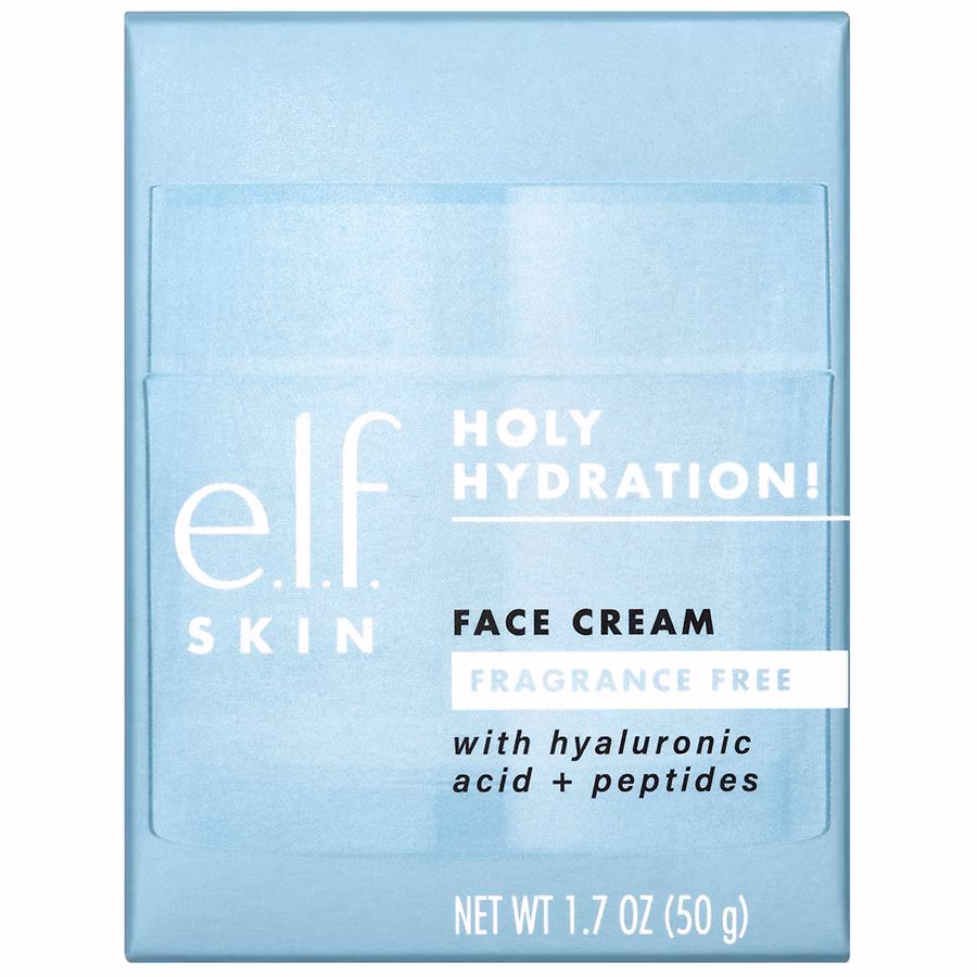 e.l.f. Holy Hydration! Face Cream Fragrance Free, 1.7 oz