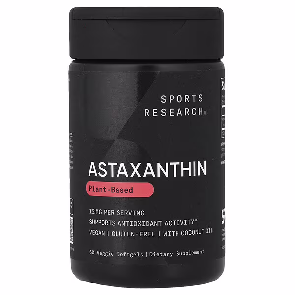 Sports Research, Astaxanthin, 12 mg, 60 Veggie Softgels