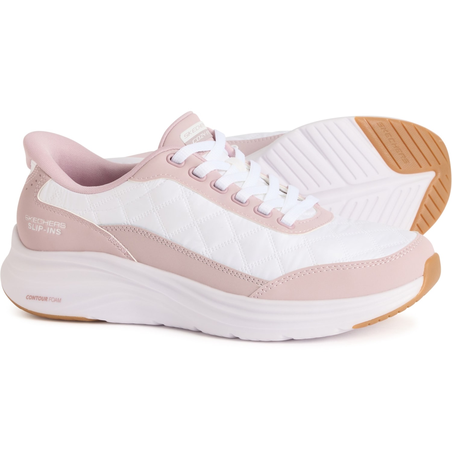 Skechers Slip-Ins Cozy Fit® Contour Foam-Pure Legacy Sneakers (For Women)