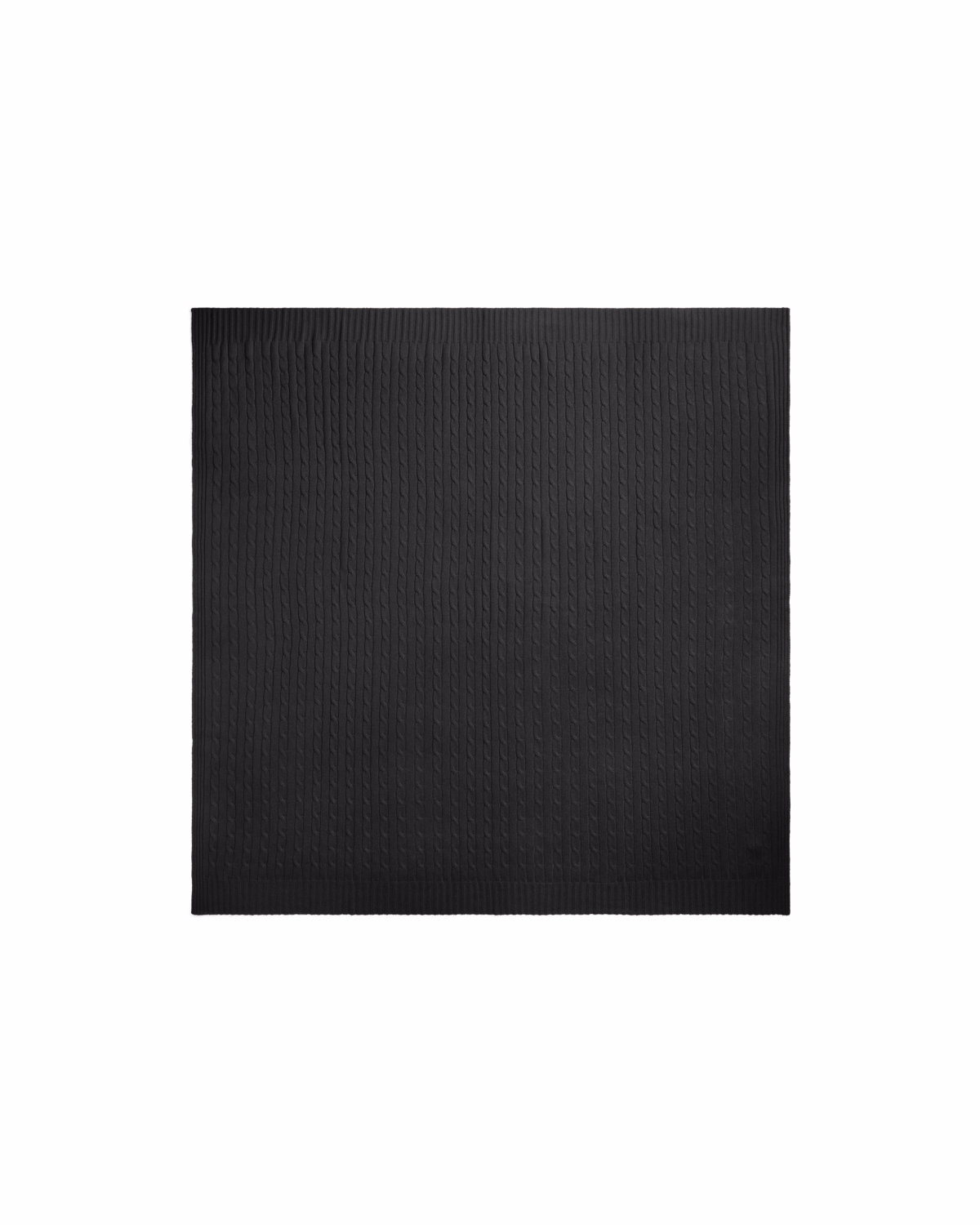 The Iconic Cable Cashmere Throw Blanket