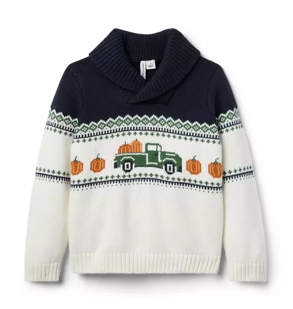 The Pumpkin Fair Isle Sweater