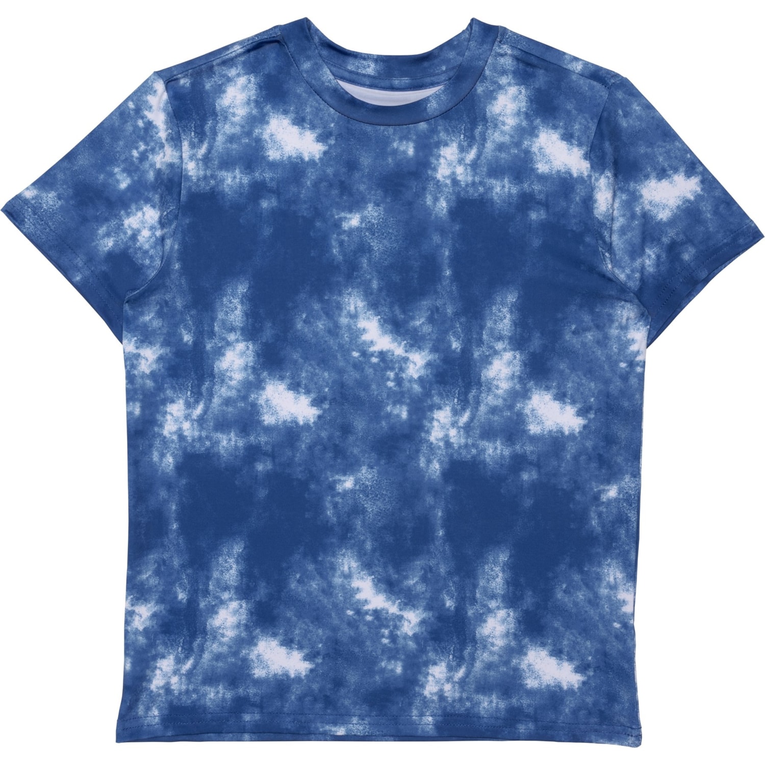 HOOK & HARBOR OUTFITTERS Big Boys Tie-Dyed Sun Shirt - UPF 40+, Short Sleeve