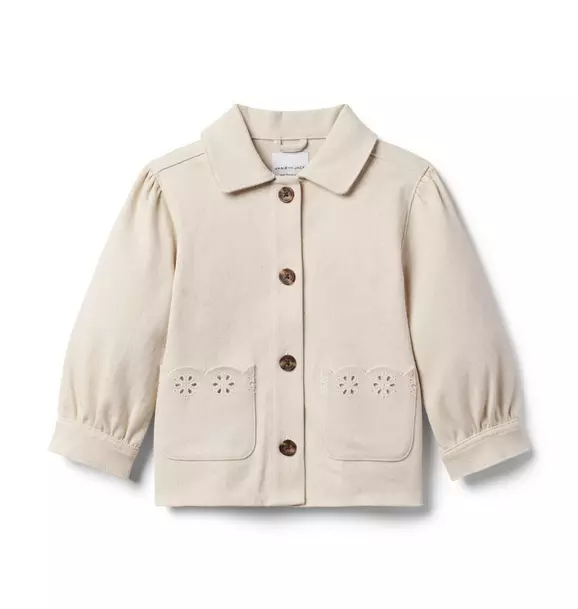 The Twill Eyelet Jacket