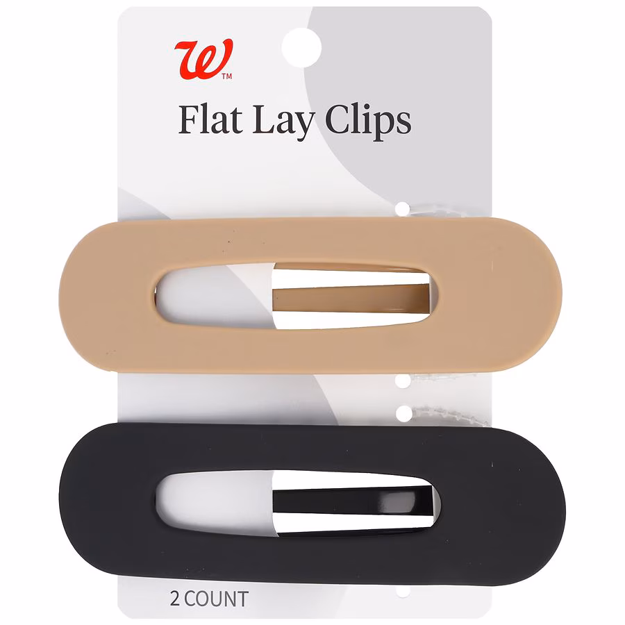 Walgreens Flat Lay Clips, 2.0 ea