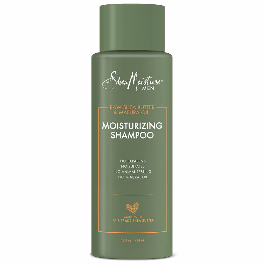 SheaMoisture Moisturizing Shampoo Raw Shea Butter and Mafura Oil, 15.0 fl oz