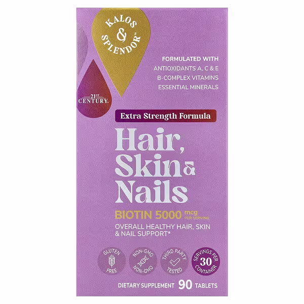 21st Century, Hair, Skin & Nails, 90 Tablets