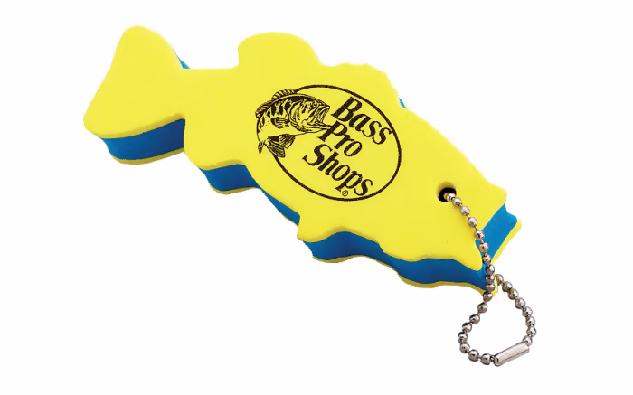 Bass Pro Shops Fish-Shaped Floating Key Chain