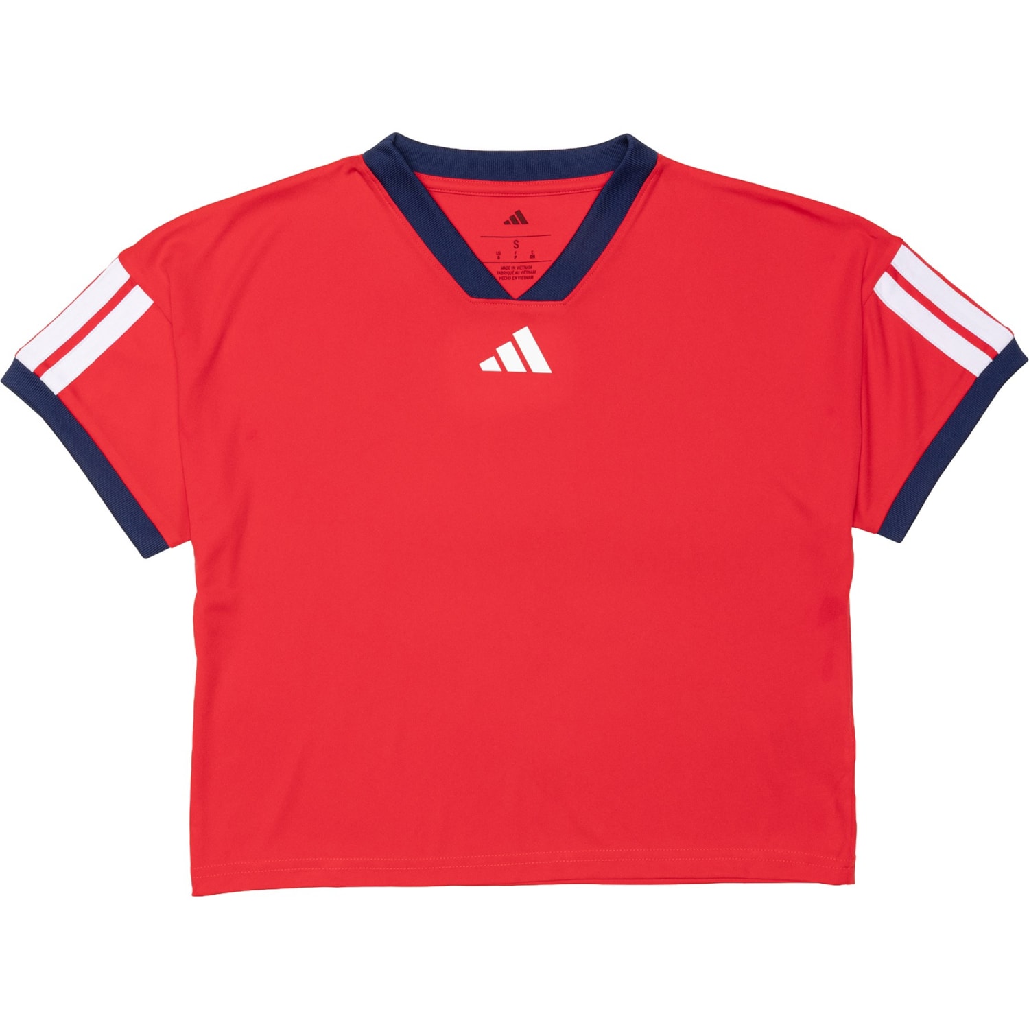 adidas Big Boys Soccer Jersey- Short Sleeve