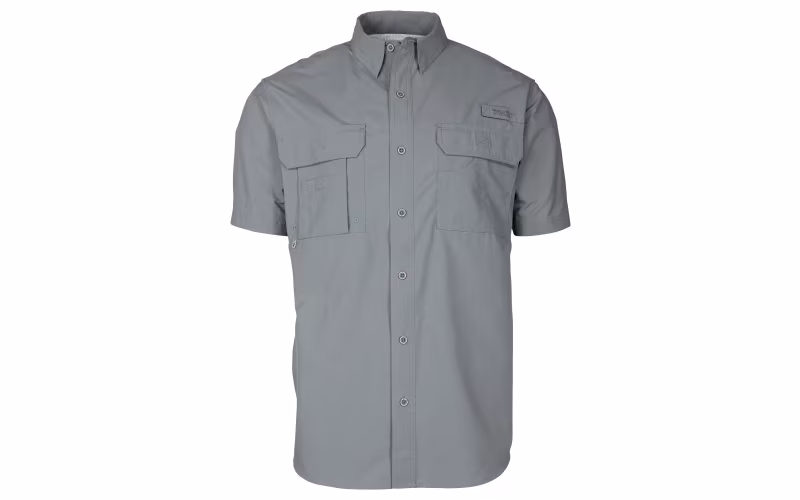 World Wide Sportsman Nylon Angler Short-Sleeve Button-Down Shirt