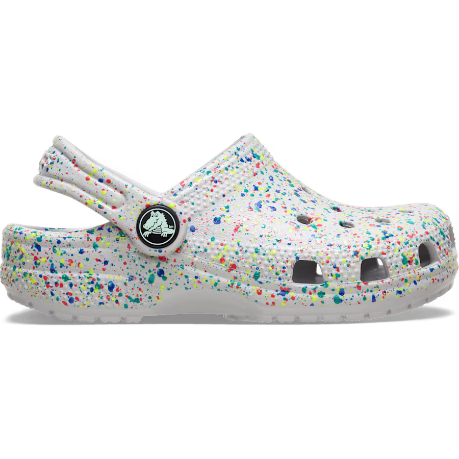 Kids' Classic Glow Paint Splatter Clog