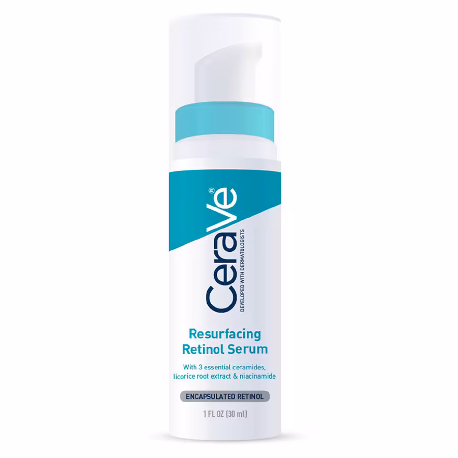 CeraVe Retinol Serum for Post-Acne Marks and Skin Texture, 1.0 fl oz