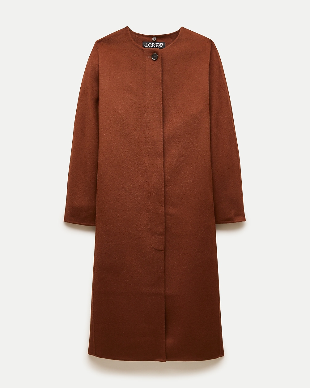 Valentina scarf coat in drapey wool blend