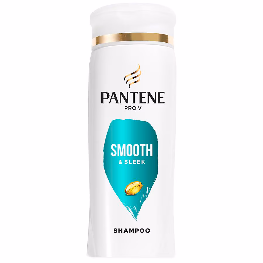 Pantene Smooth &amp; Sleek 72 HR Shampoo No scent, 12.0 fl oz