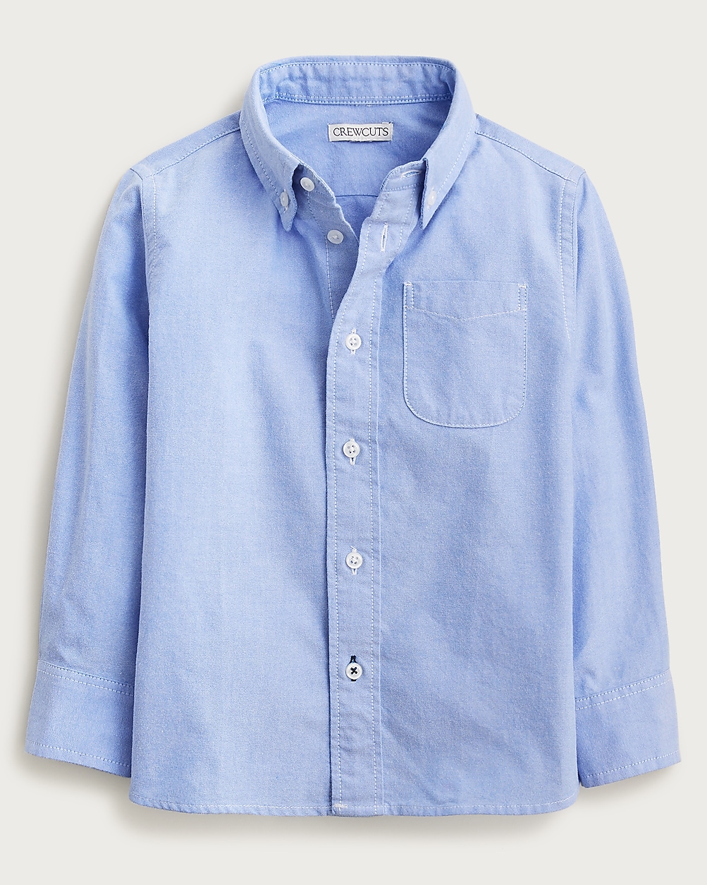 Kids' long-sleeve oxford shirt