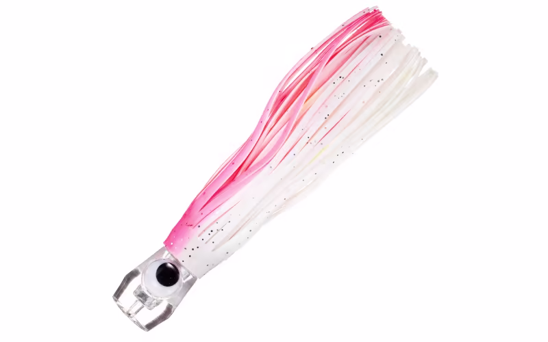 Offshore Angler Mahi Cup Jr. Trolling Lure - 6-1/2'' - Clear Head-Pink/White