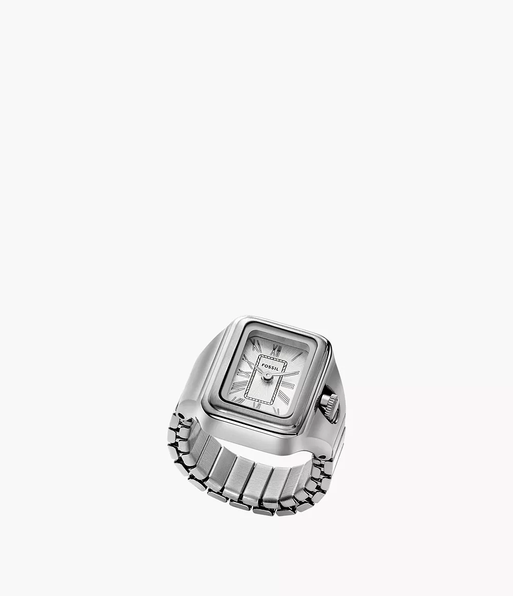 Raquel Watch Ring 14mm Two-Hand Stainless Steel