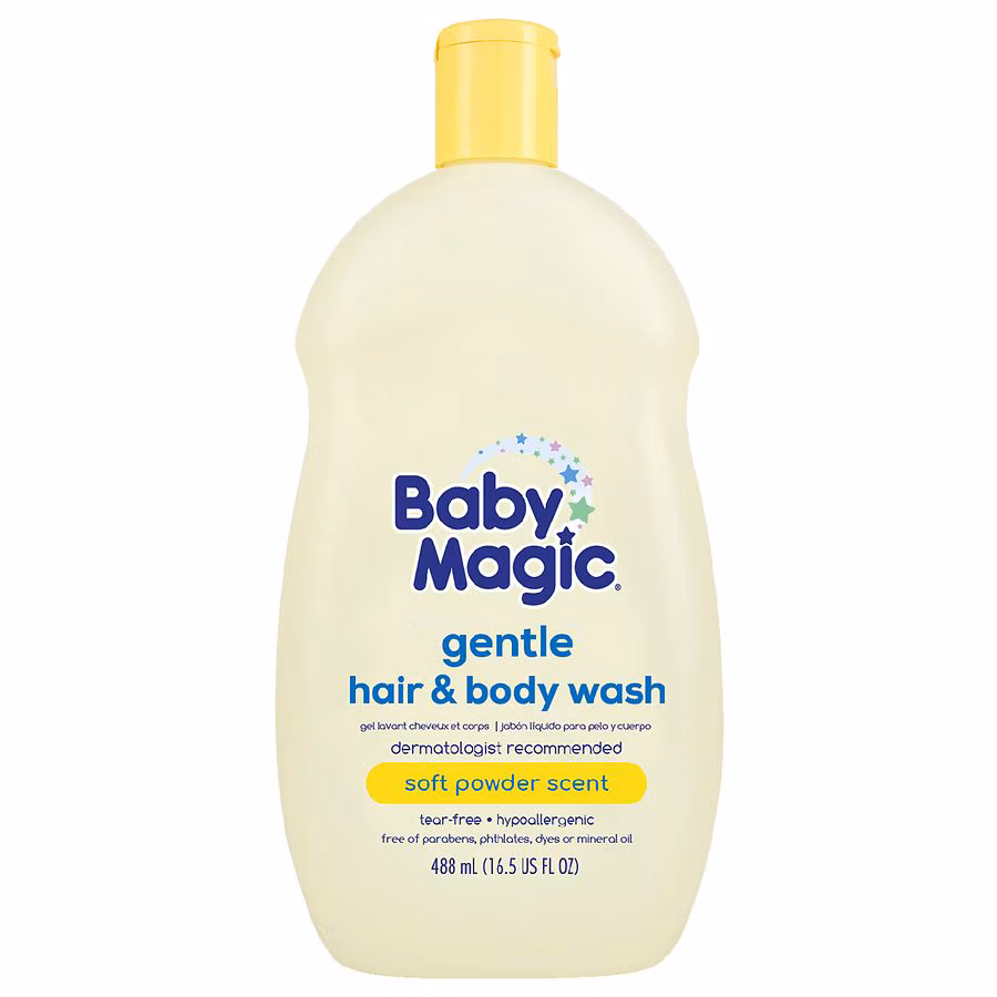 Baby Magic Gentle Hair & Body Wash Soft Powder Scent, 16.5 oz