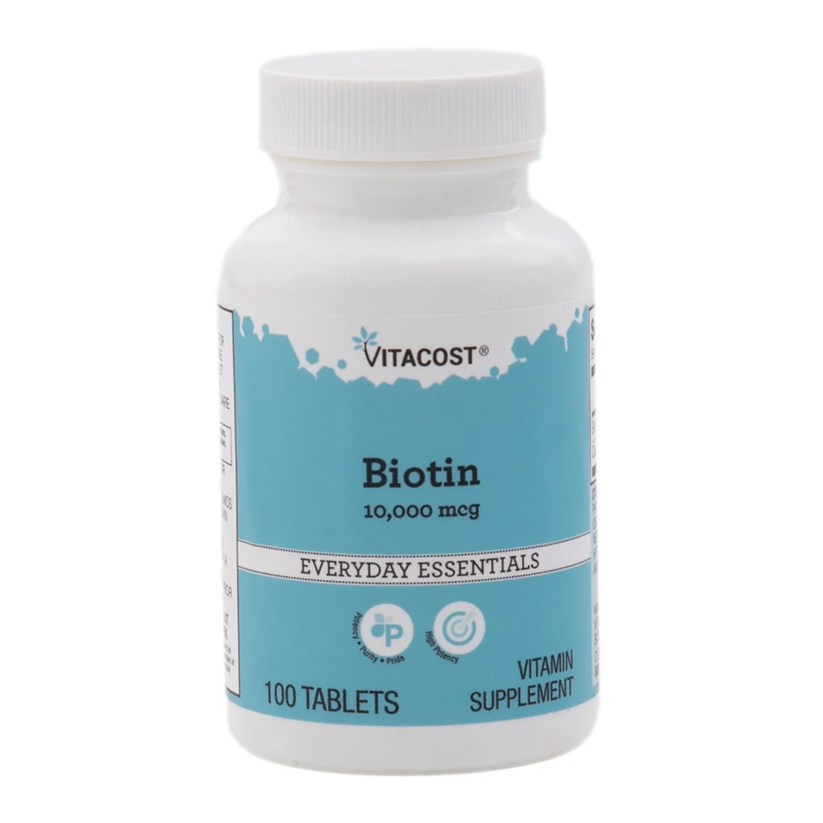 Vitacost, Biotin, 10,000 mcg, 100 Tablets
