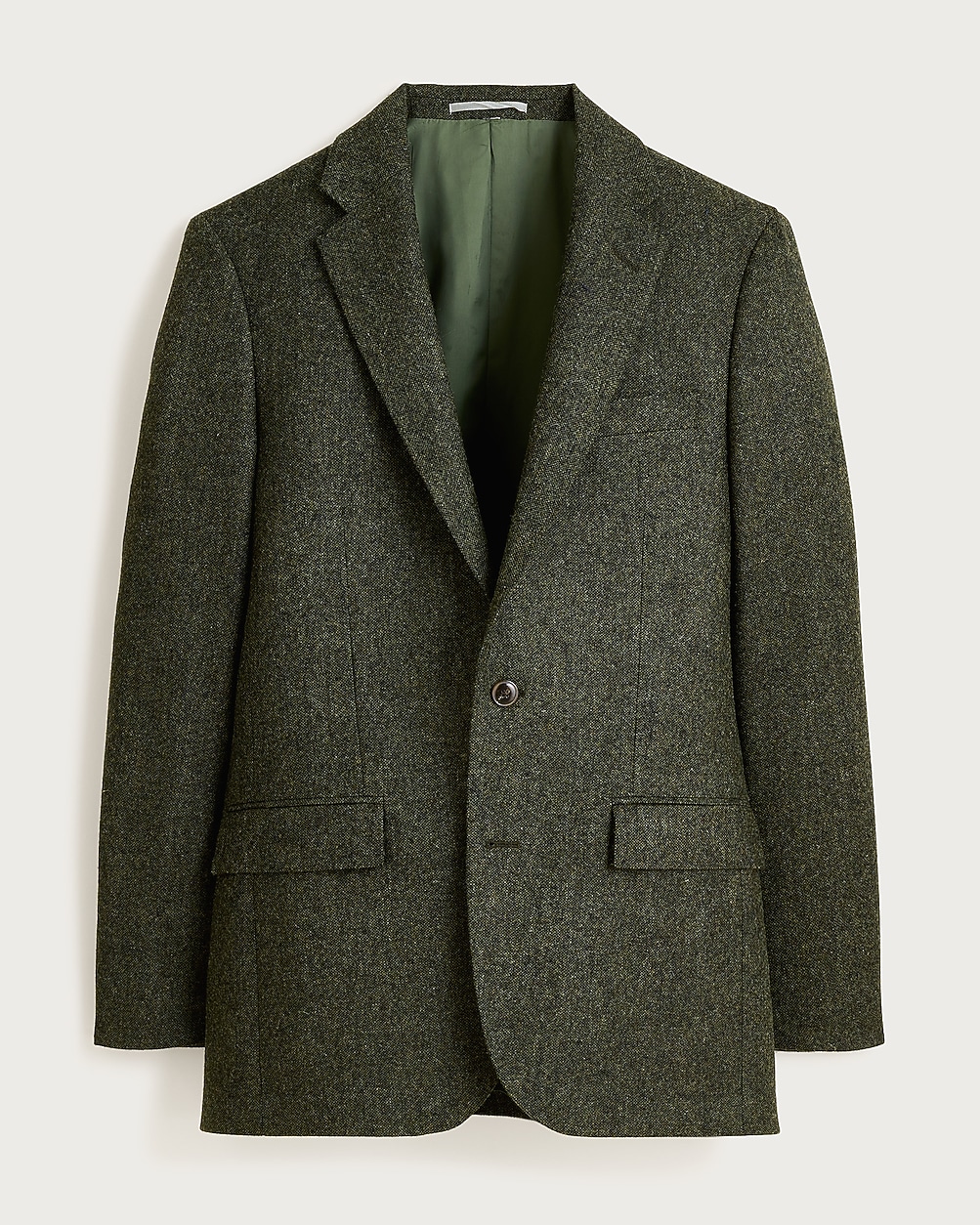 Ludlow Slim-fit suit jacket in English donegal wool tweed