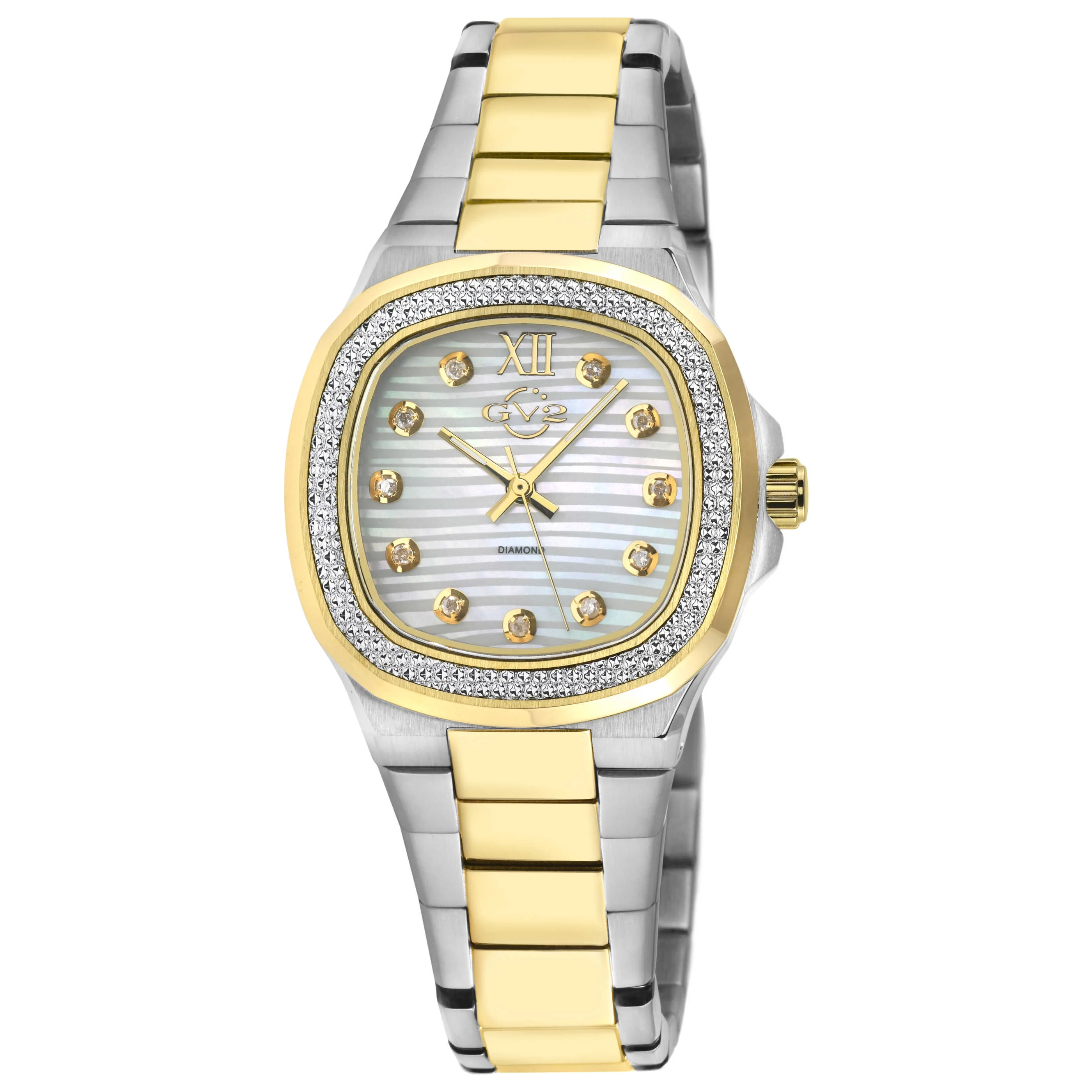 Potente 33mm White Mother-of-Pearl Dial Women's Quartz Watch 18203B