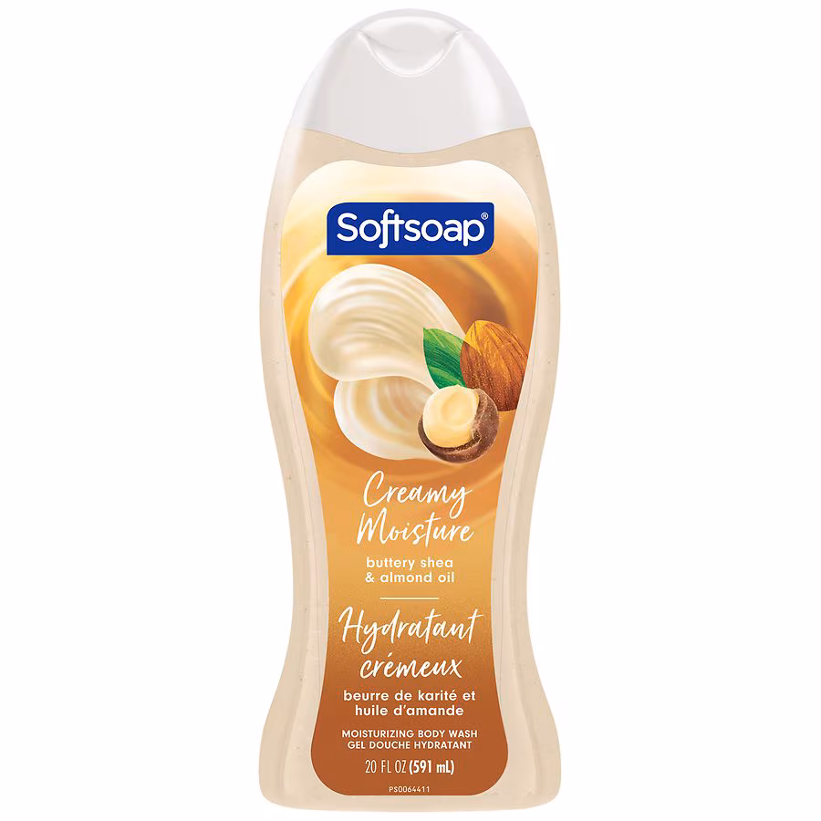Softsoap Moisturizing Body Wash Shea & Almond Oil, 20.0 fl oz