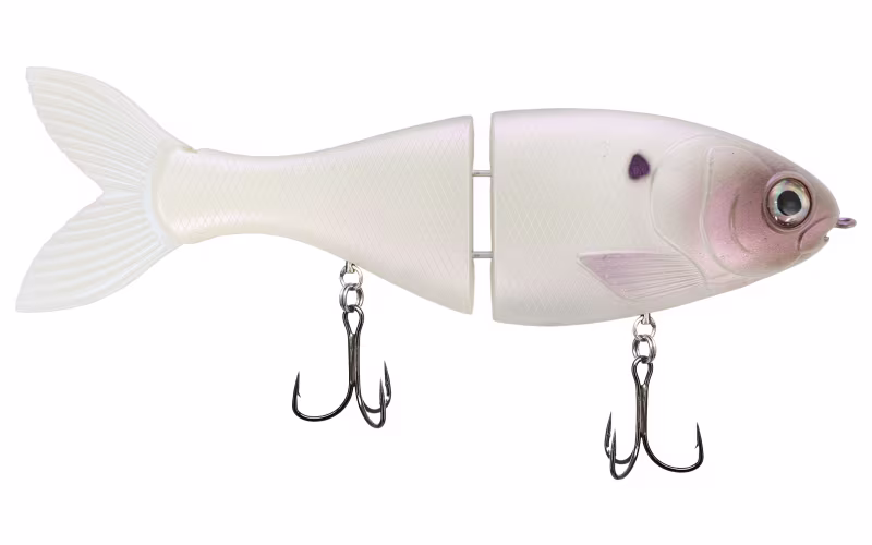 Bucca Brand Trick Shad - Pearl Bone - 6" - 1.6 oz.