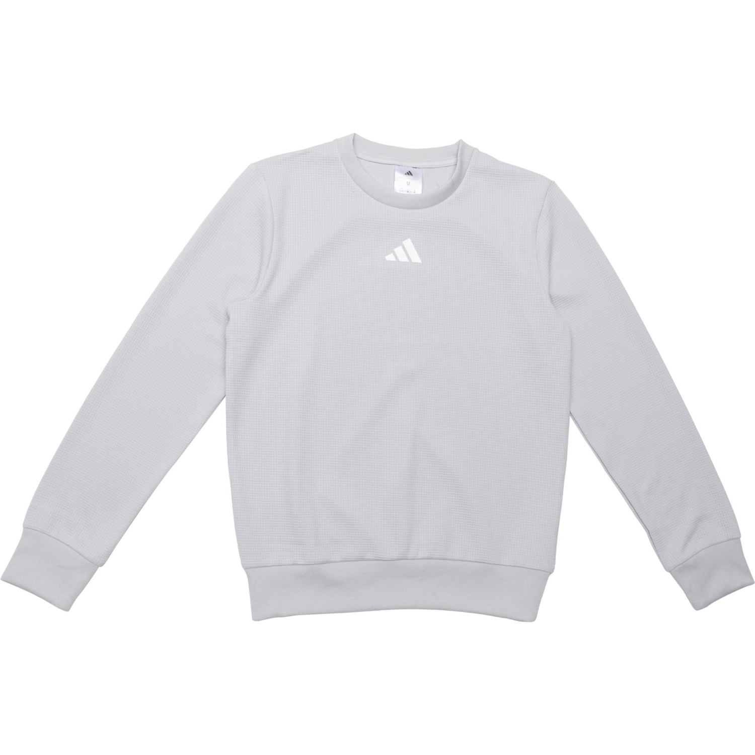 adidas Big Boys Waffle Crew Shirt - Long Sleeve