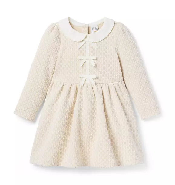 The Metallic Jacquard Dress