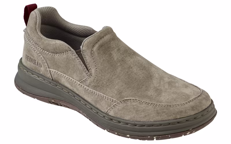 RedHead Suede Moc Casual Shoes for Men - Gunsmoke - 8M