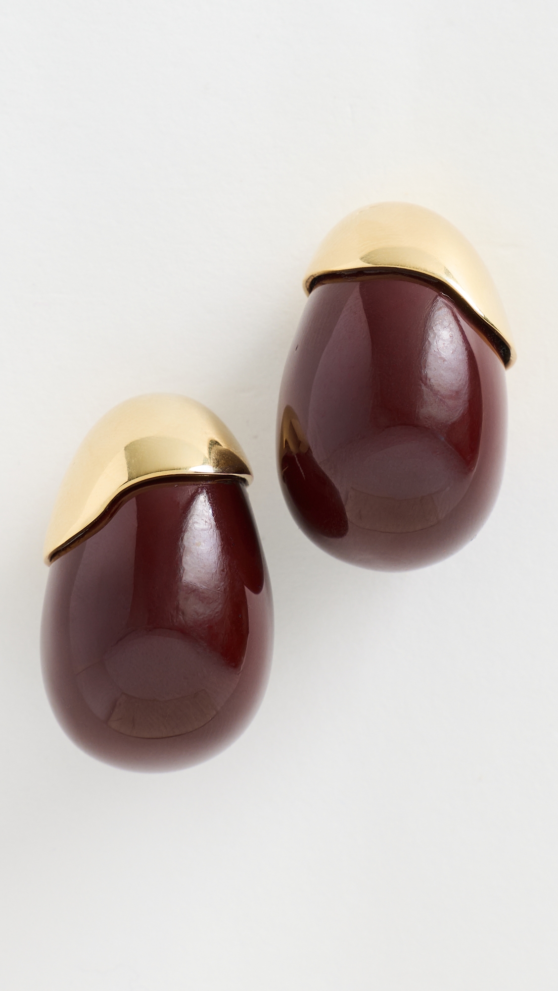 Lizzie Fortunato Toro Earrings In Aubergine