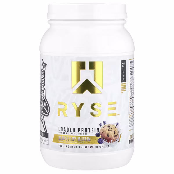 RYSE, Loaded Protein, Blueberry Muffin, 2.1 lb (942 g)