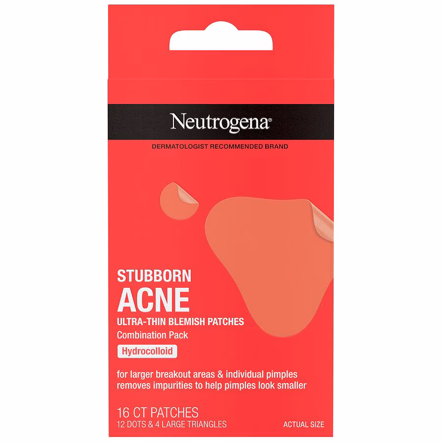 Neutrogena Stubborn Acne Ultra-Thin Blemish Patches, 16.0 ea