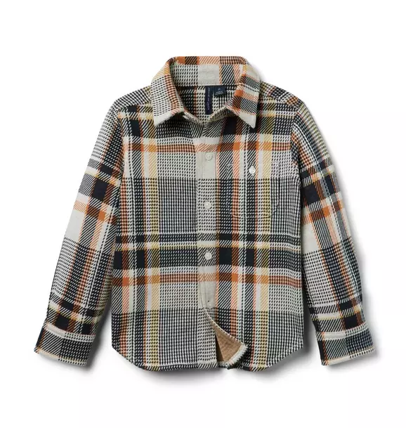 Plaid Jacquard Shirt