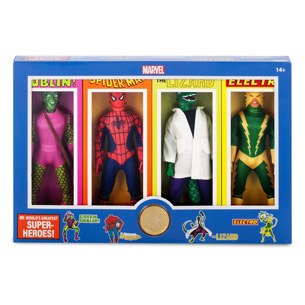 Spider-Man Mego 8'' Action Figure Set – World's Greatest Super-Heroes
