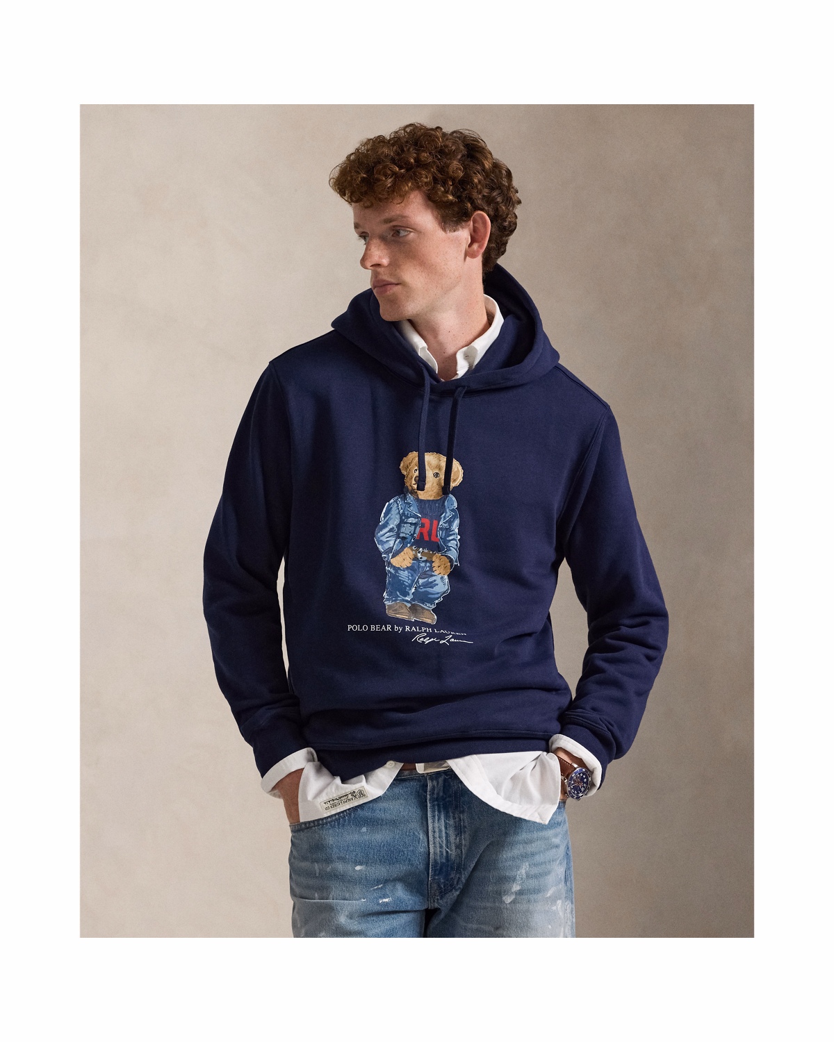 Polo Bear Fleece Hoodie