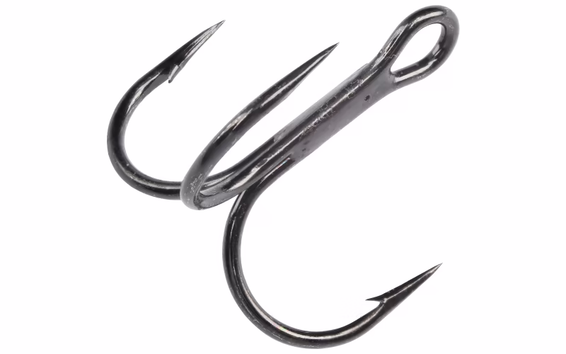 VMC Round-Bend Short-Shank Treble Hooks
