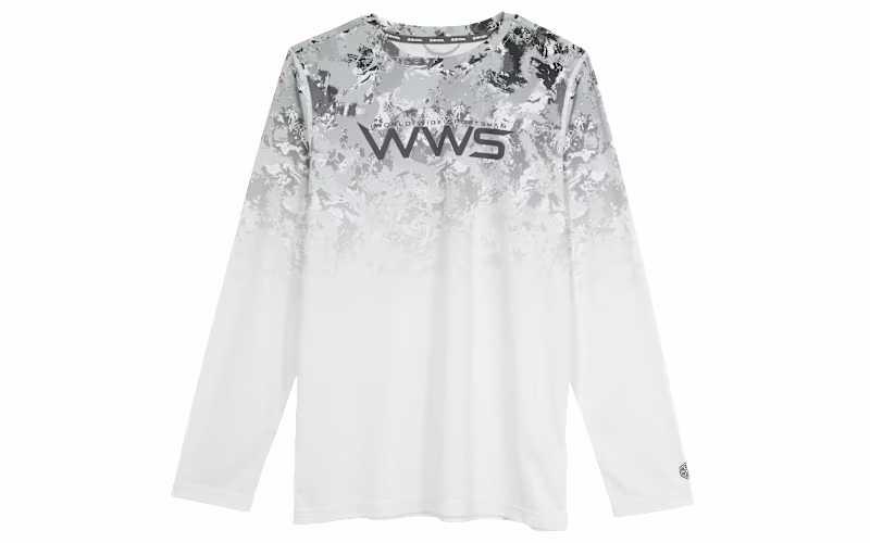 World Wide Sportsman Printed Surfcaster Long-Sleeve Crew for Kids