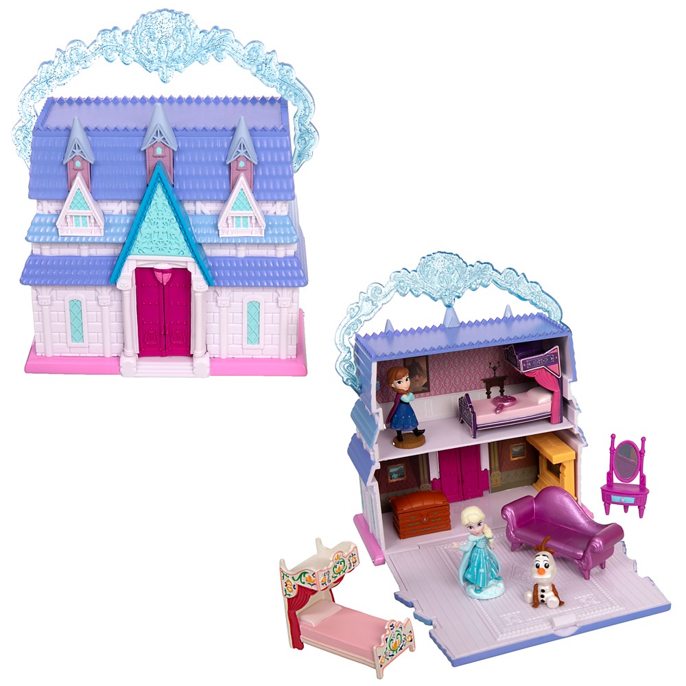 Anna and Elsa Arendelle Castle Micro Play Set – Frozen – Disney Once Upon a Story