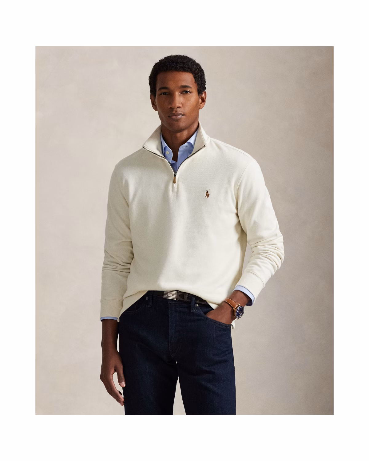 Estate-Rib Quarter-Zip Pullover