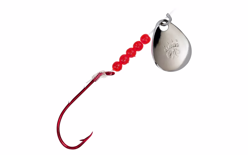 Bear Paw Flicker Snelled Baitholder Hook