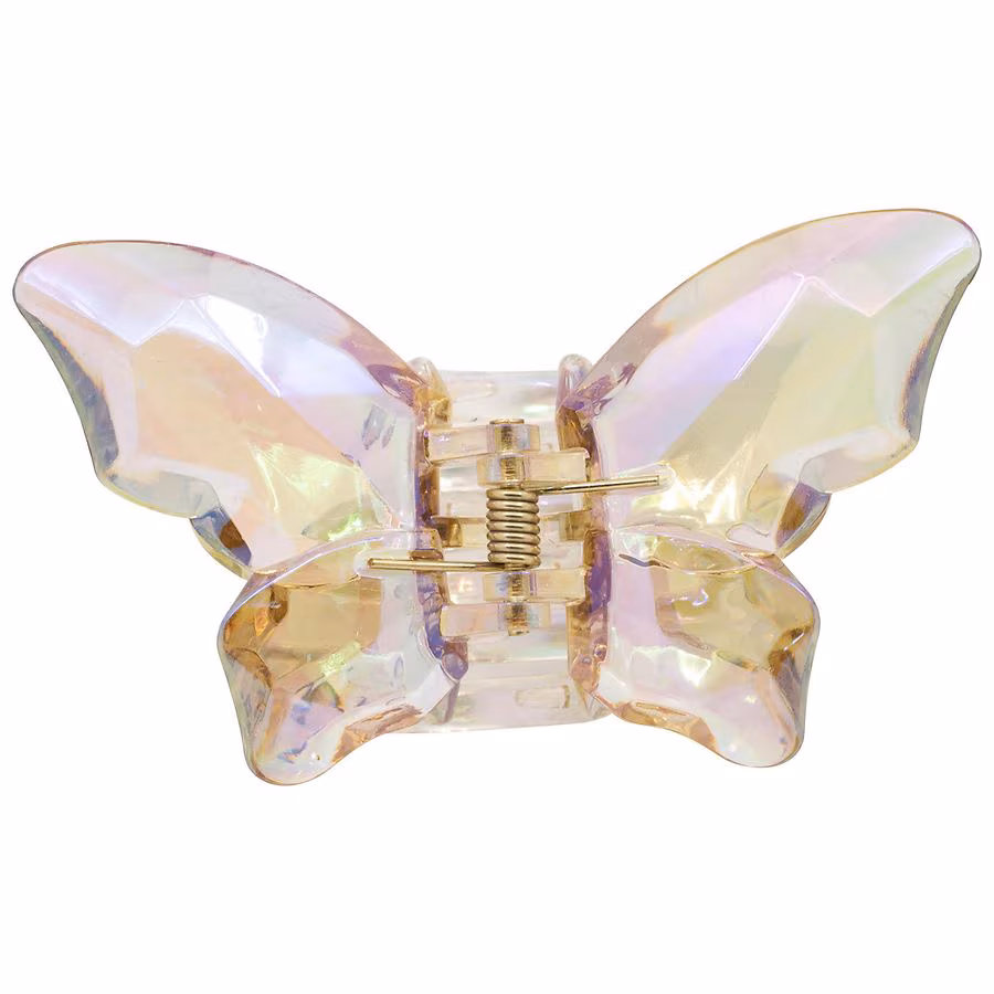 Scunci Real Style Acrylic Butterfly Fashion Claw/Jaw Clip Neutrals