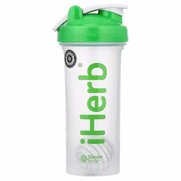 iHerb Goods, iHerb Blender Bottle with Blender Ball, Green, 28 oz