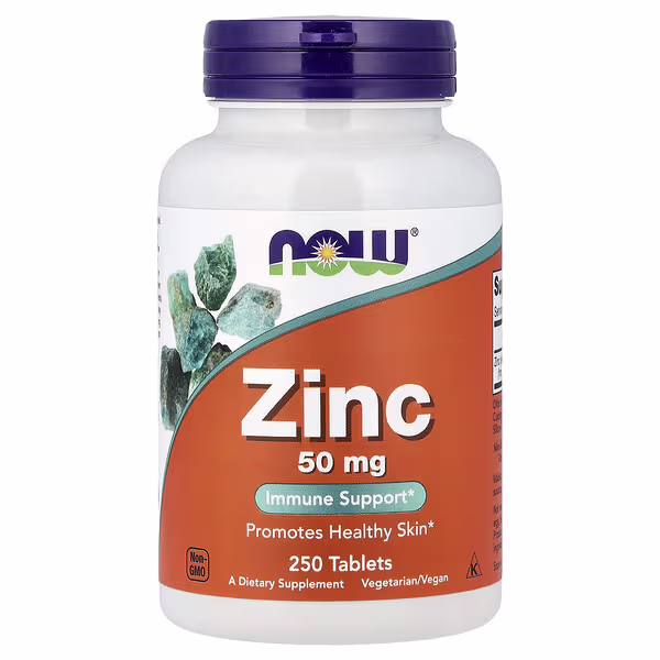 NOW Foods, Zinc, 50 mg, 250 Tablets
