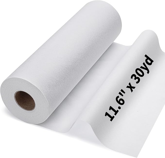 11.6"x30yd Medium Weight Fusible Interfacing for Sewing Iron on Interfacing | White Iron On Fusible Interfacing Fabric for Sewing Interface Fabric for Sewing Diy Craft Quilting