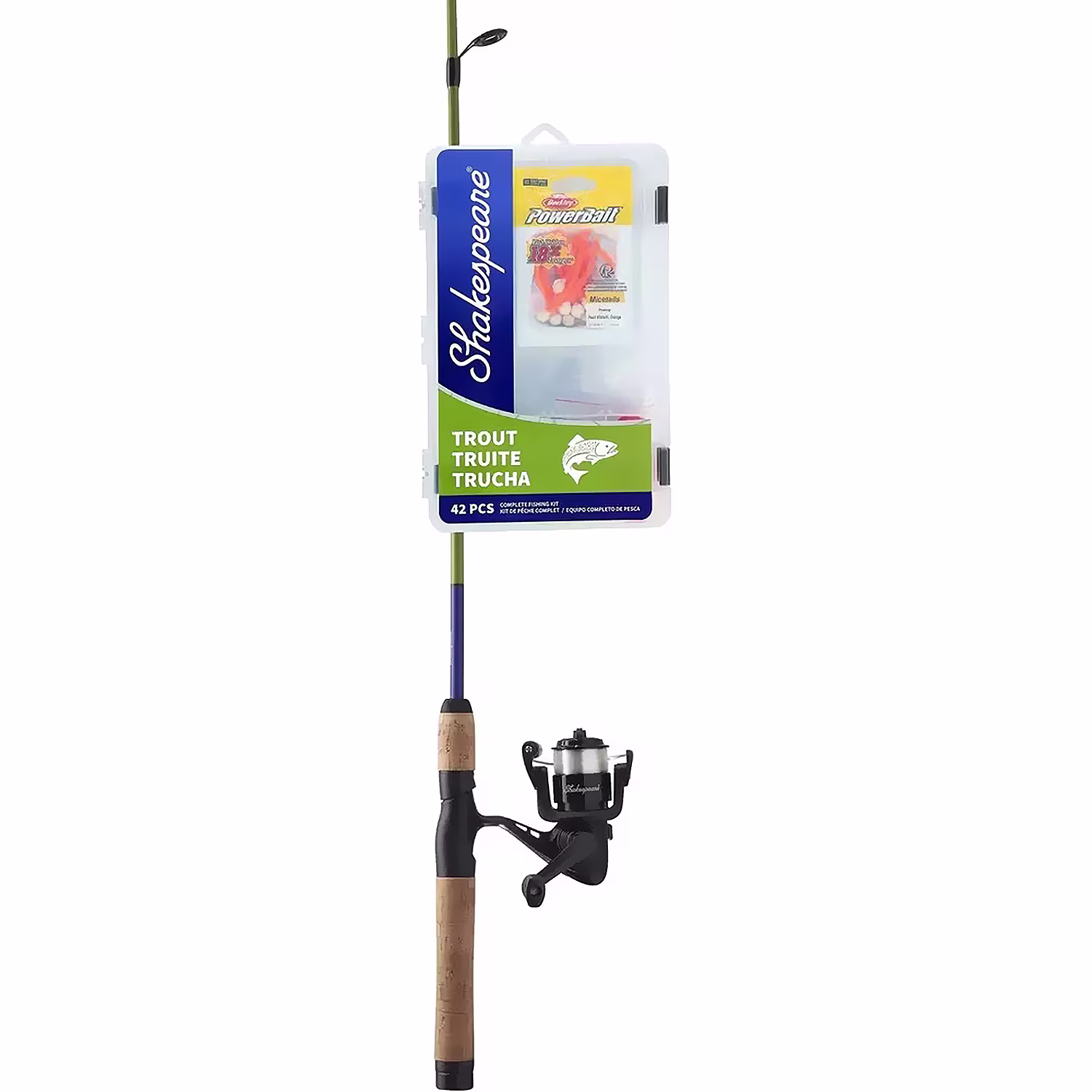Shakespeare Catch More Fish Trout Spinning Rod and Reel Combo